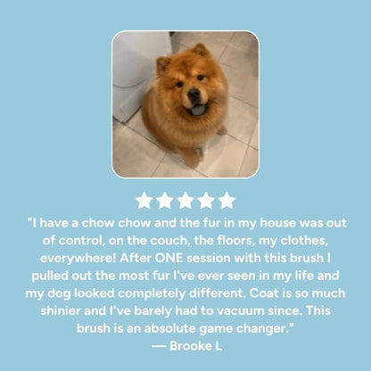 Parlour Time™ Premium Deshedding Brush